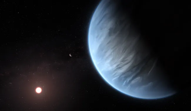 K2-18 b exoplanet discovery by James Webb Space Telescope (JWST)
