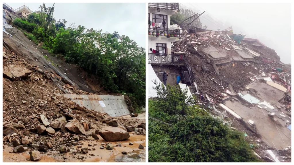5 Killed as Bad Weather causes Landslides, Building collapses in Himachal