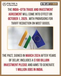 India EFTA Trade Agreement