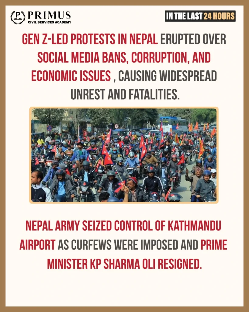 Nepal Gen Z Protest, Nepal Army takes control of Kathmandu Airport