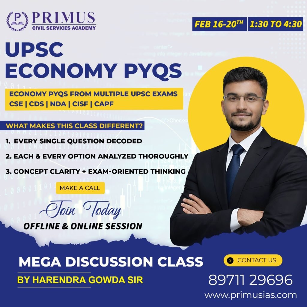 UPSC ECONOMY PYQs | Mega Discussion Class